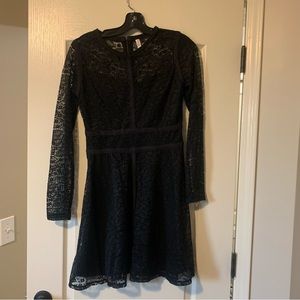 Xhilaration Black Lace Dress